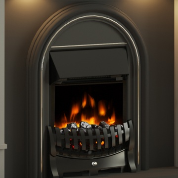 FLARE Collection by Be Modern Broadwell Electric Fireplace Suite